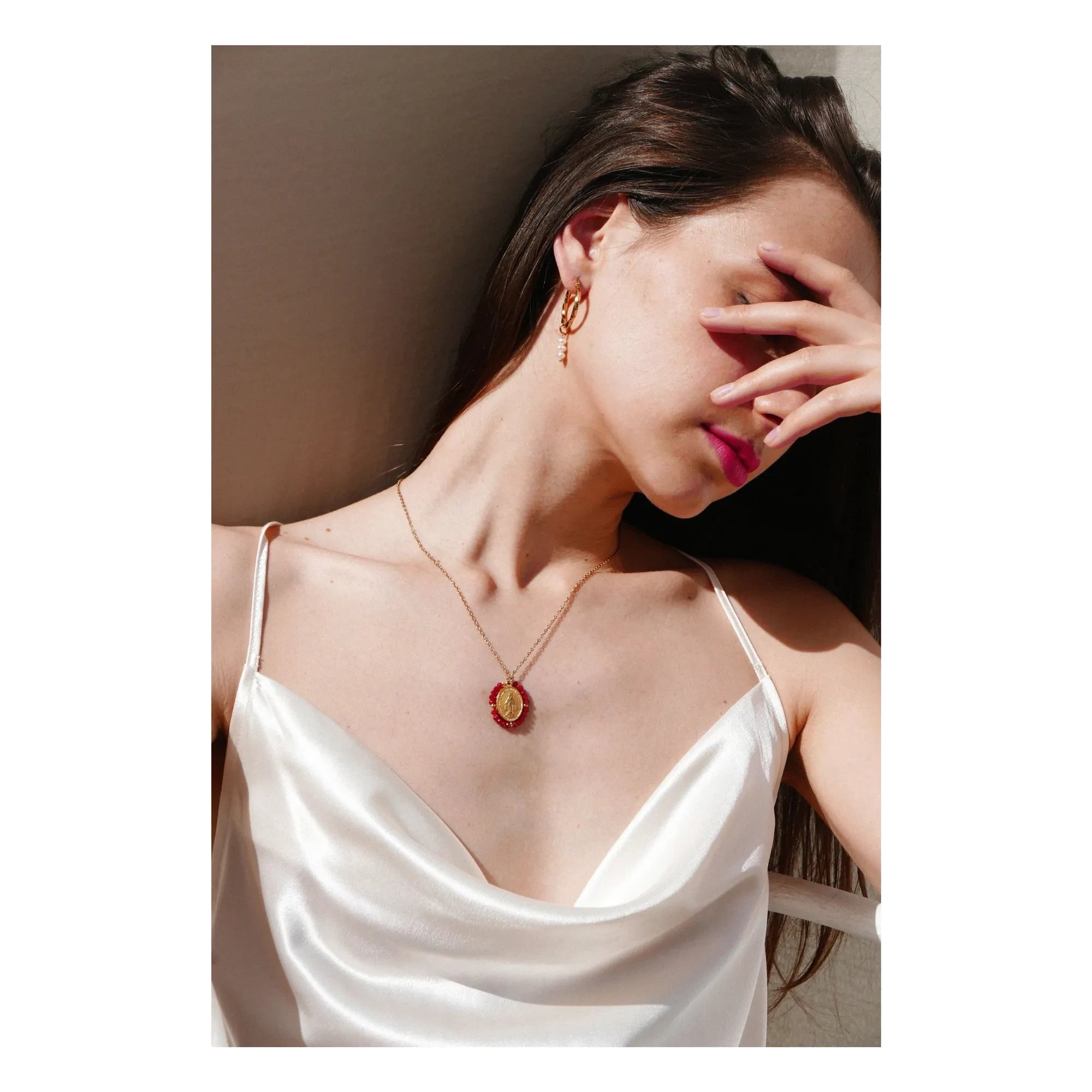 Collar Palas - Santa María | Rojo
