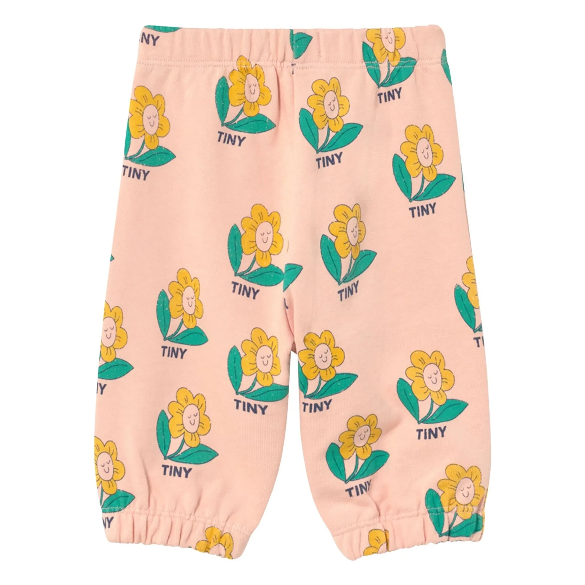 Tinycottons - Jogger de algodón orgánico con estampado floral | Rosa