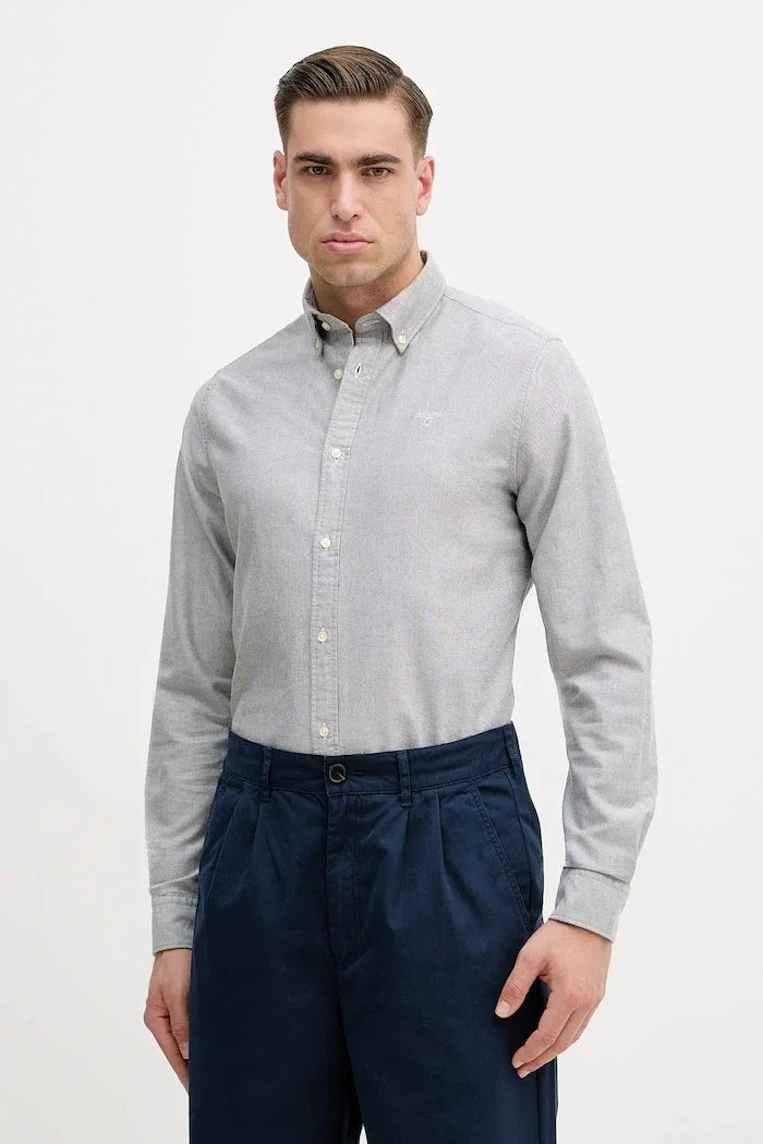Camisa de algodón Barbour OXTOWN para hombre