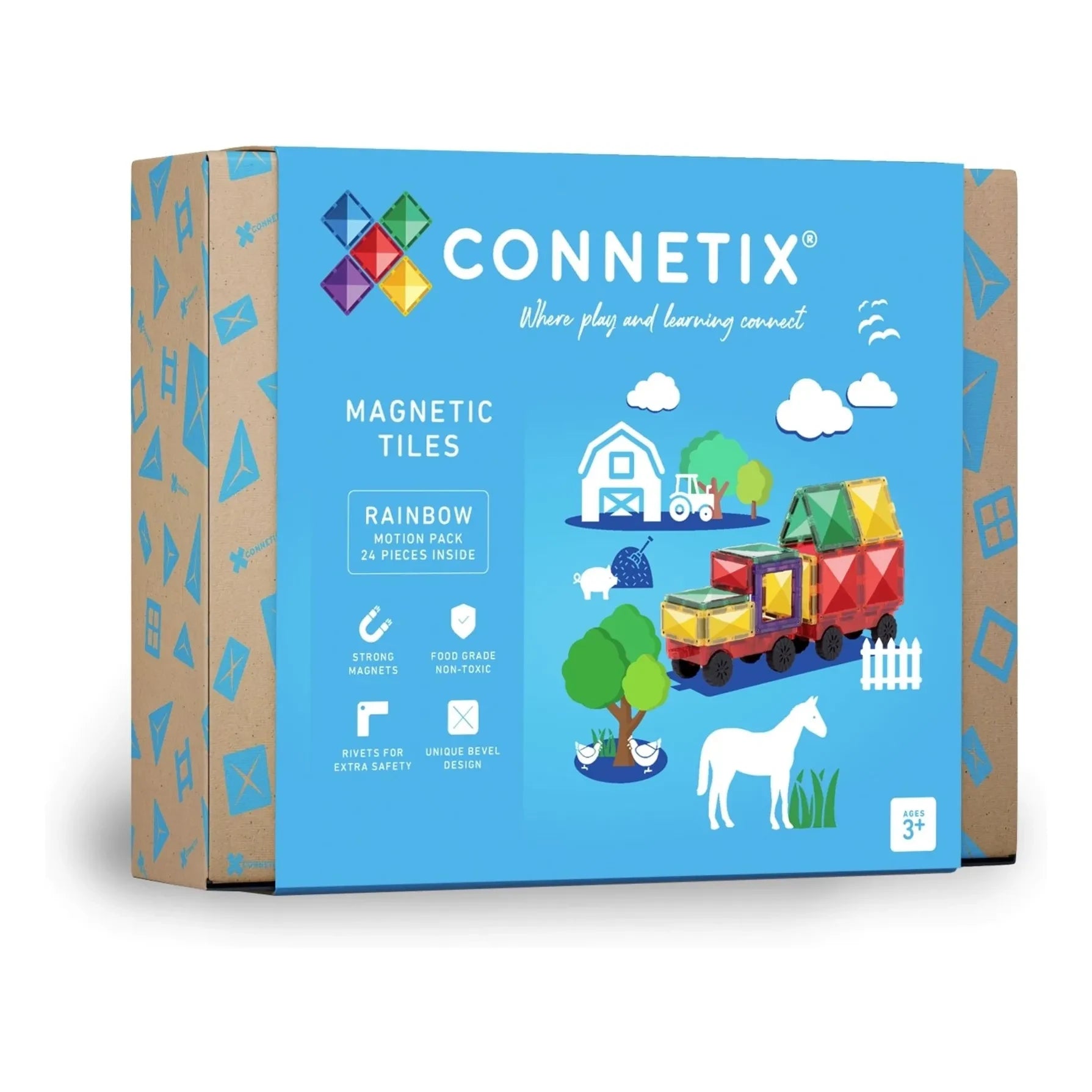 Connetix - Paquete de movimiento - 24 piezas