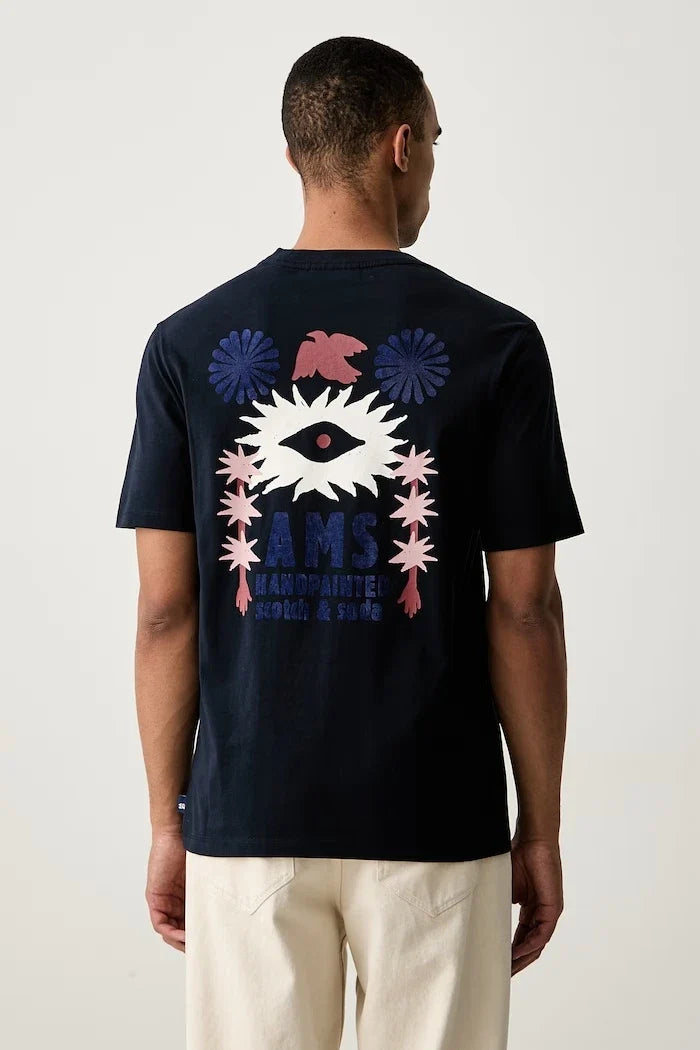 Camiseta de algodón para hombre Scotch & Soda