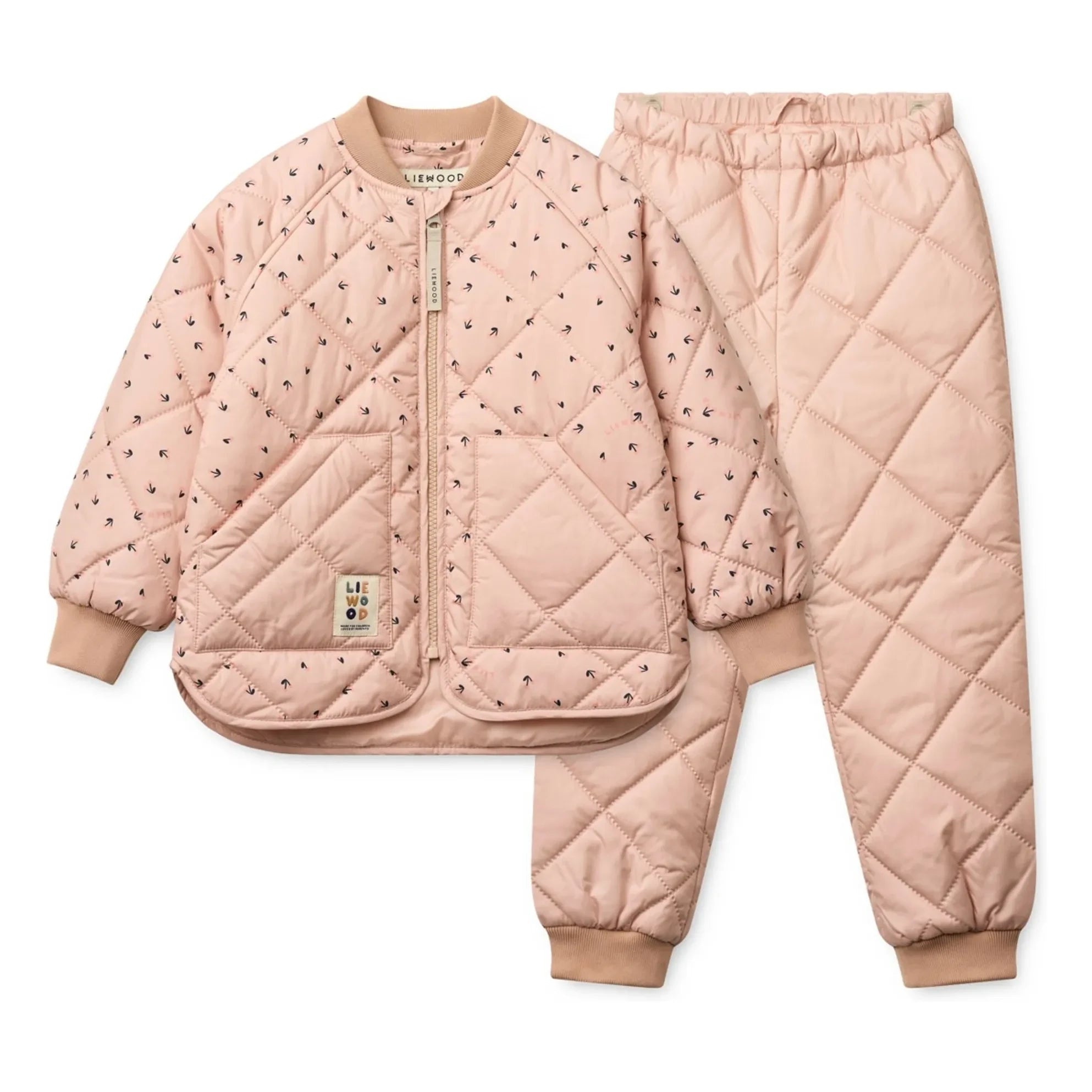 Liewood - Zella Cerises Geri Dönüştürülmüş Elyaf Termal Set | Pembe