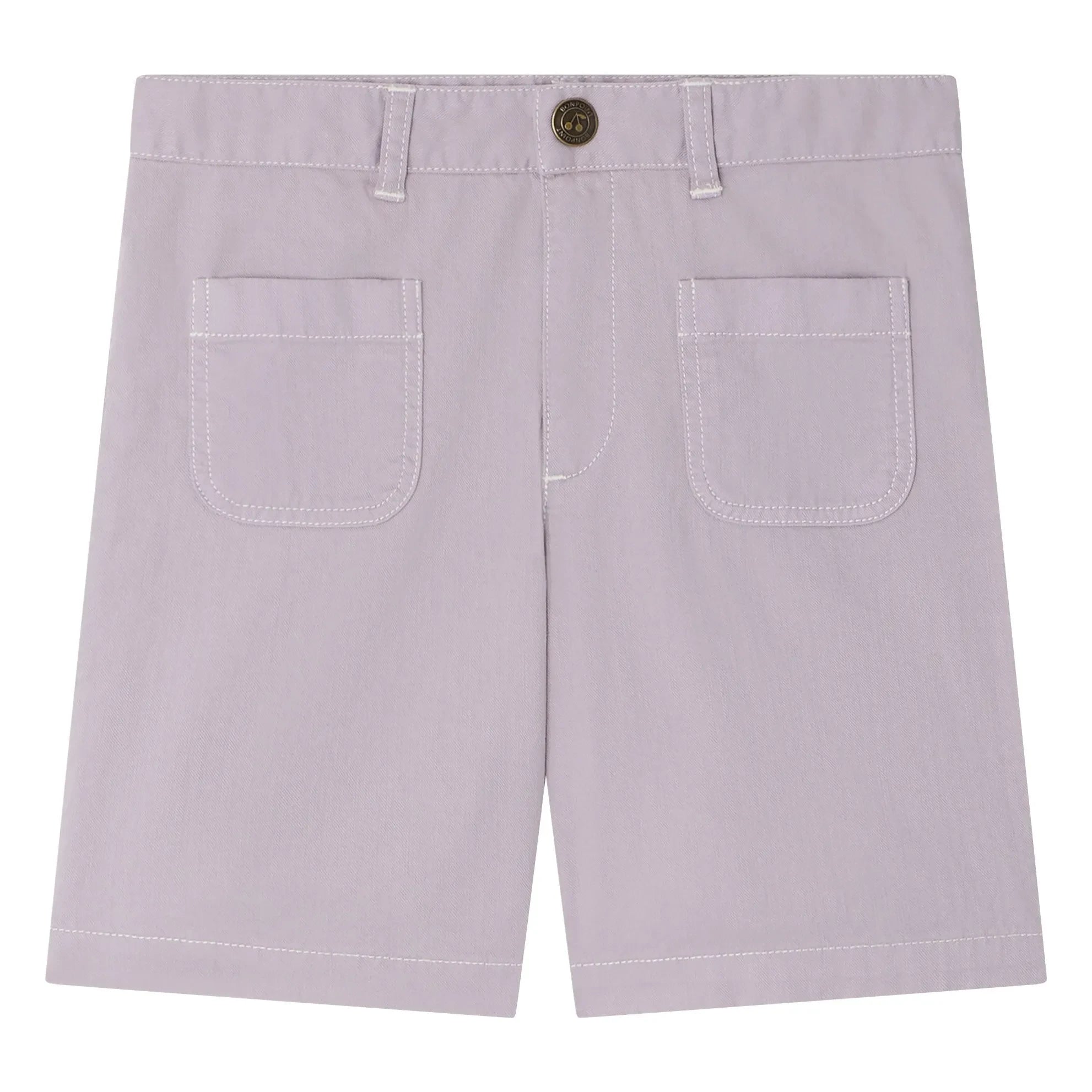 Bonpoint - Shorts vaqueros Eureka de algodón orgánico color lavanda