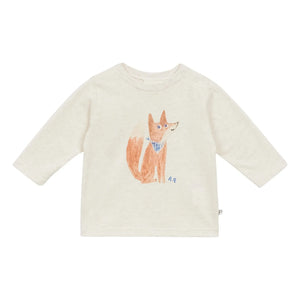 Arsène et Les Pipelettes - Camiseta de algodón orgánico Guybert | Beige arena