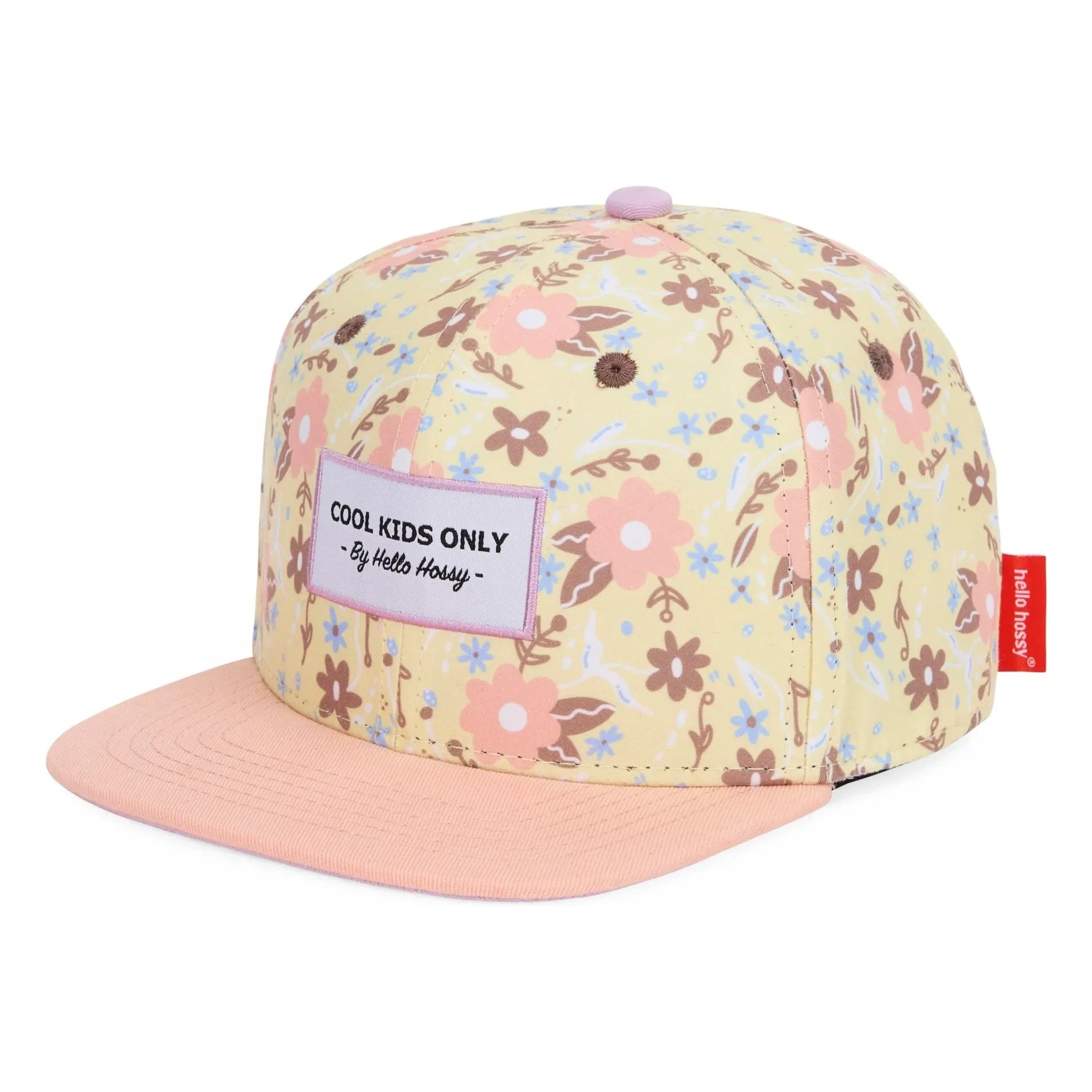 Hello Hossy - Gorra de visera plana Pastel Blossom | Amarillo pálido