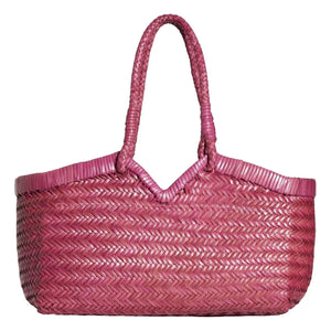 Vipera - Bolso Tote de Cuero Crudelia | Rosa