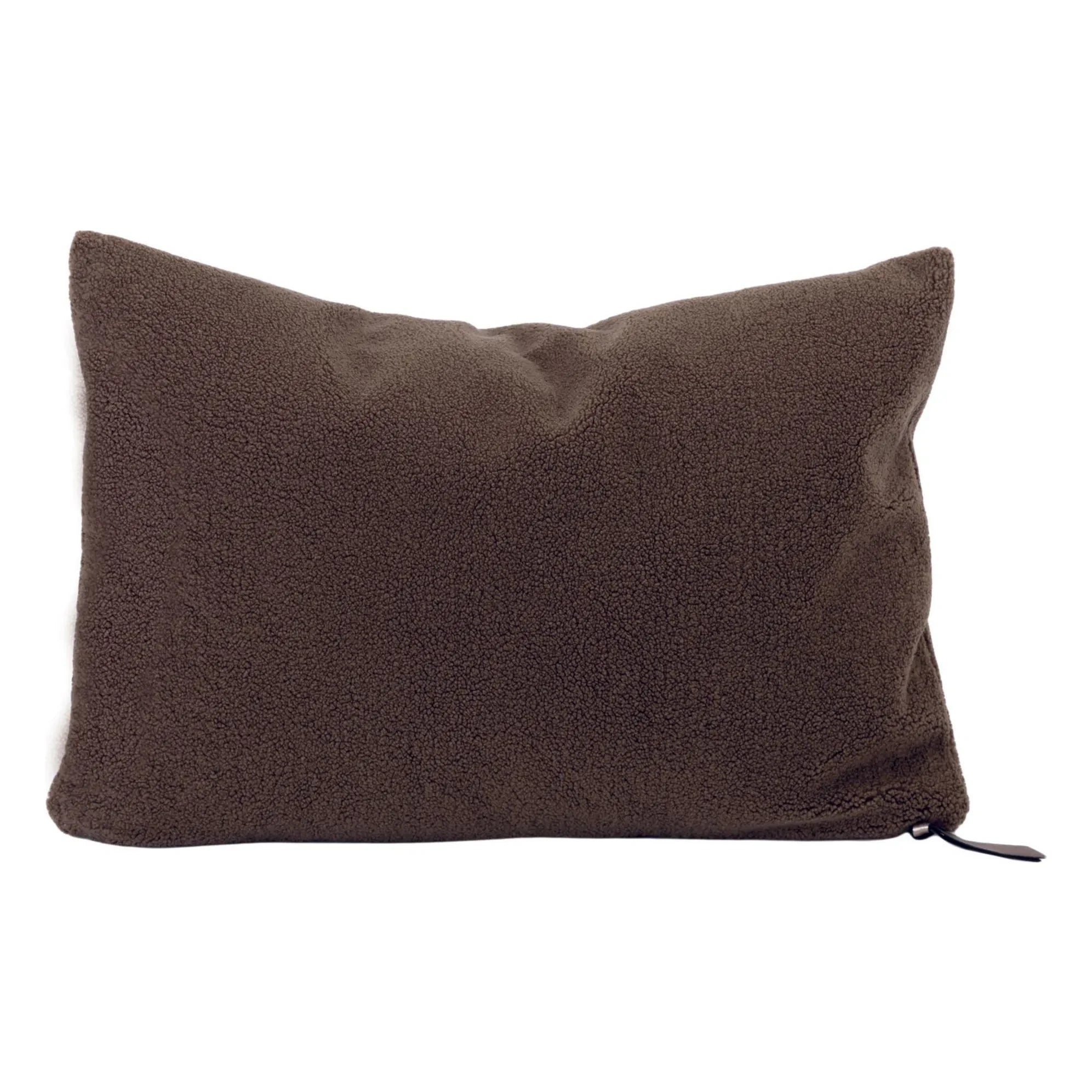Maison de Vacances - Almohada Bouclette Teddy Vice Versa | Marrón escarchado