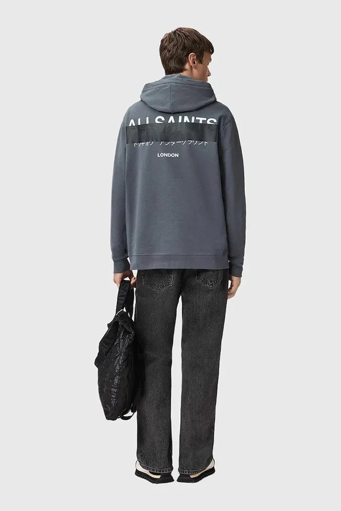 Sudadera AllSaints de algodón rojo