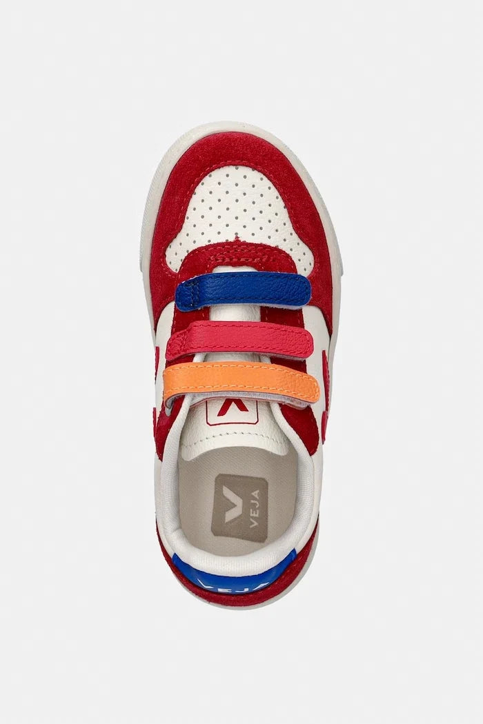 Zapatillas deportivas de piel Veja Small V-10 para niños