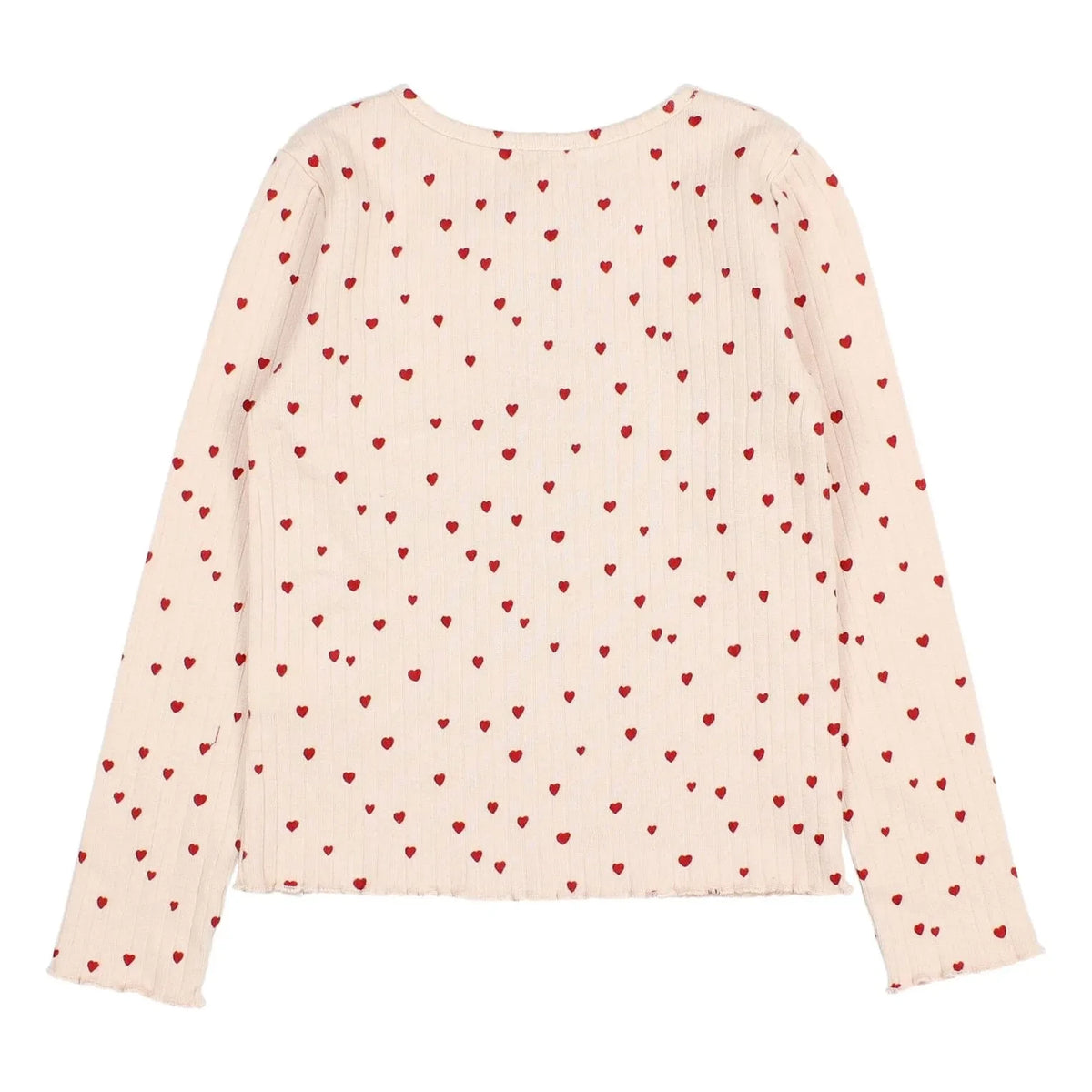 Búho - Camiseta Mini Corazones | Rosa Claro