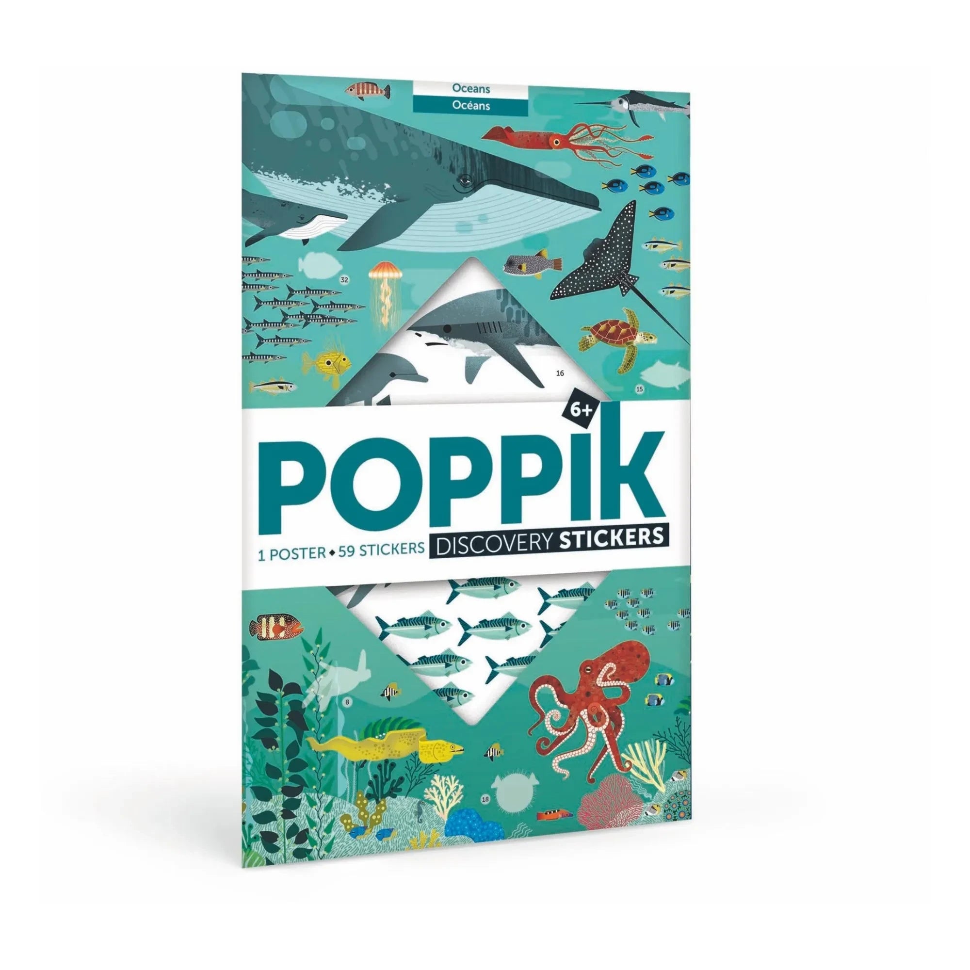 Poppik - Póster Océano + Pegatinas