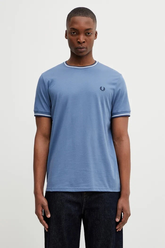Camiseta de algodón para hombre Fred Perry