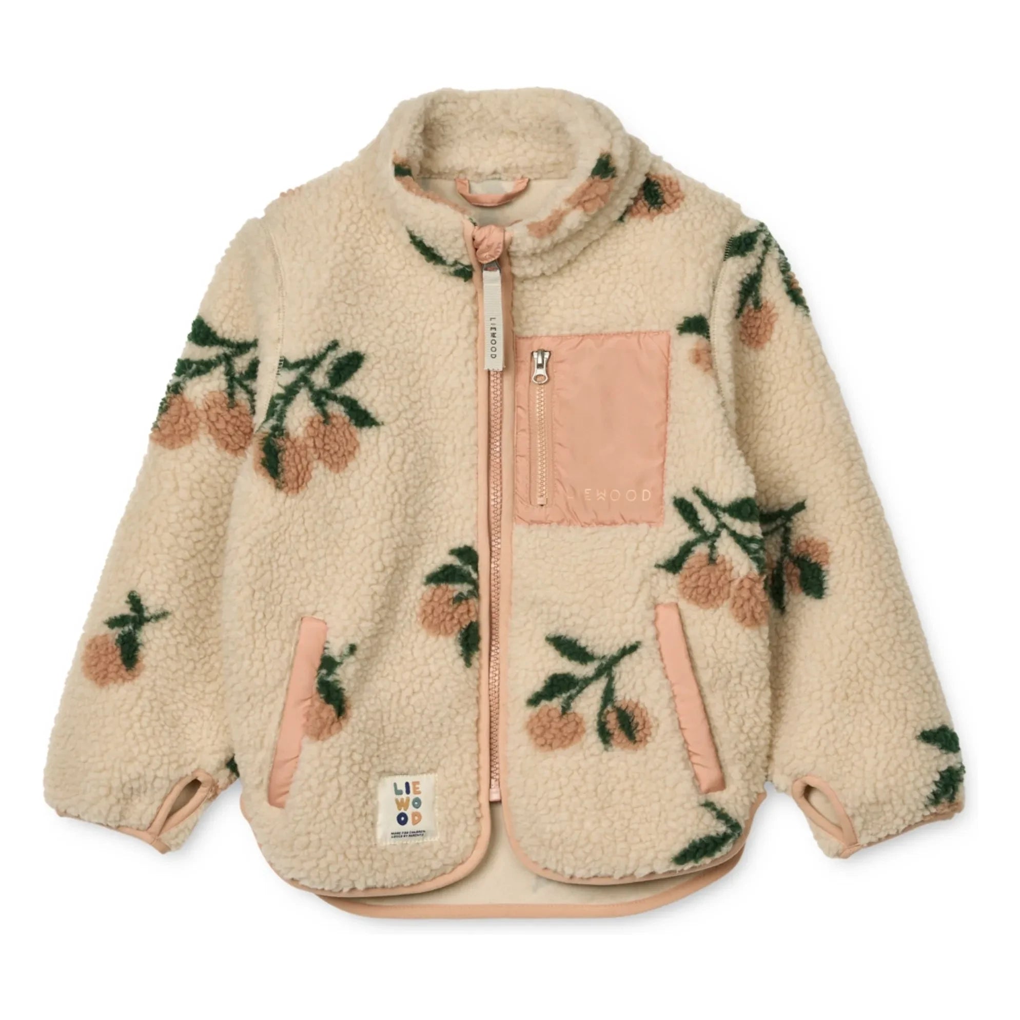 Liewood - Chaqueta polar de pesca Nolan de fibra reciclada | Crema