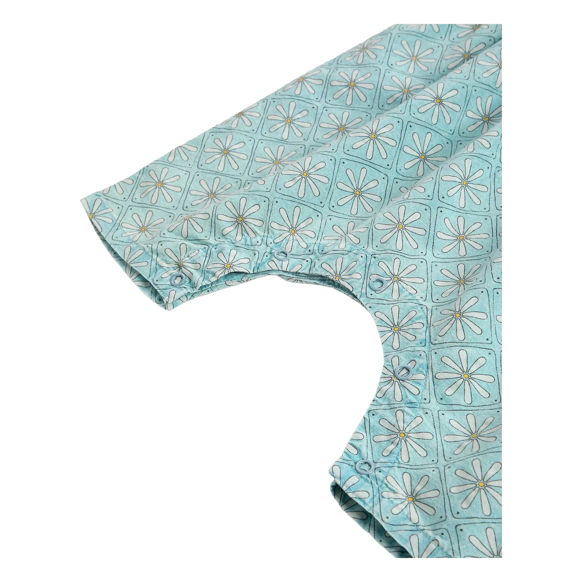 Bobo Choses - Mono de algodón orgánico con estampado de margaritas | Azul claro
