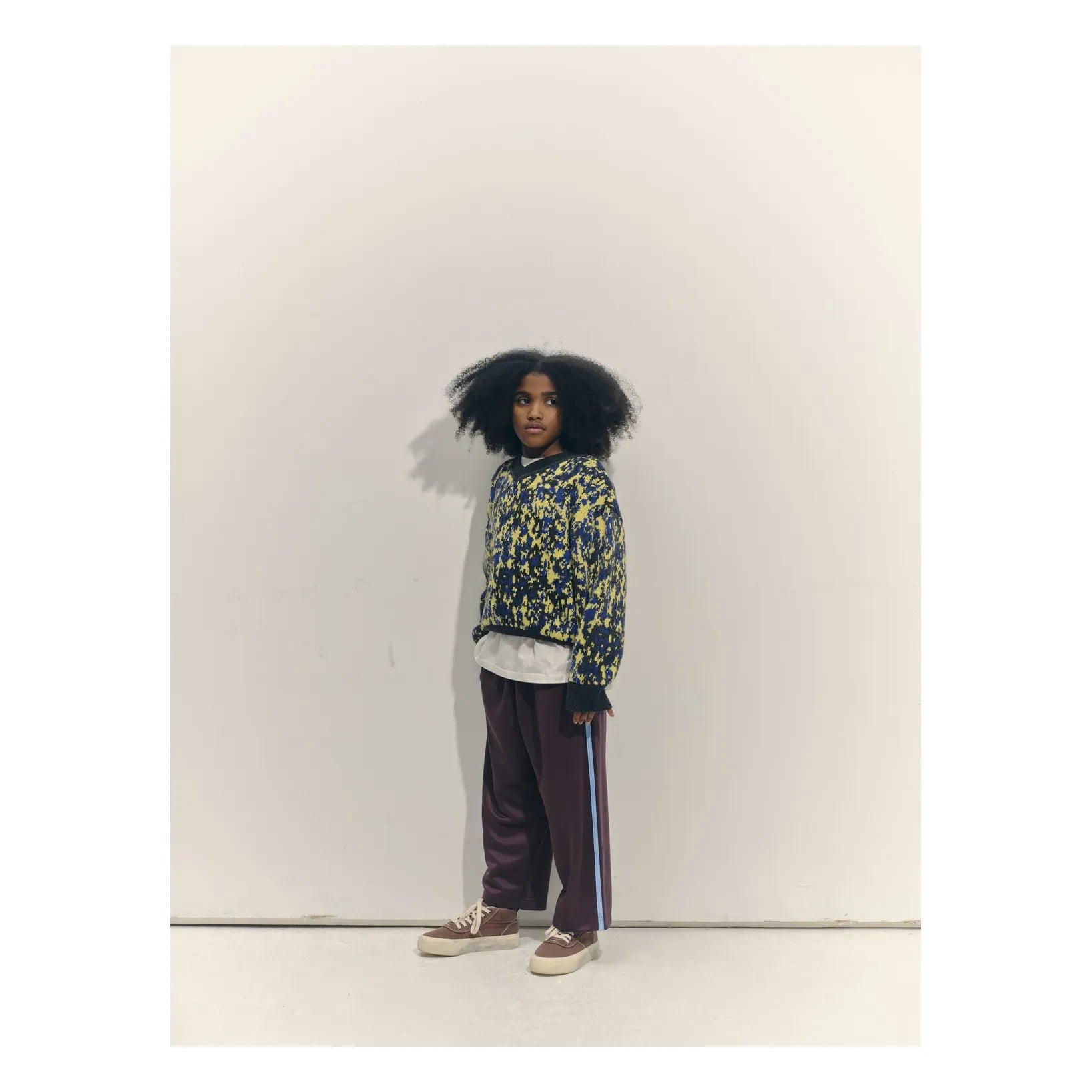 Main Story - Organik Pamuk Jakarlı Sweatshirt | Gece mavisi