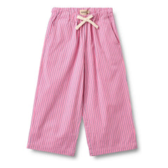 Wheat - Sasha pantalón de algodón orgánico a rayas | Rosa