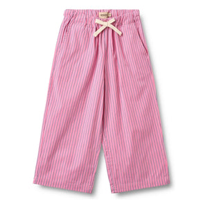 Wheat - Sasha pantalón de algodón orgánico a rayas | Rosa
