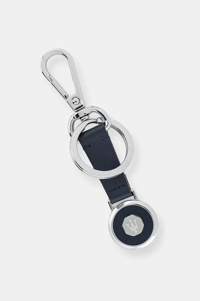 Llavero de cuero para hombre MASERATI