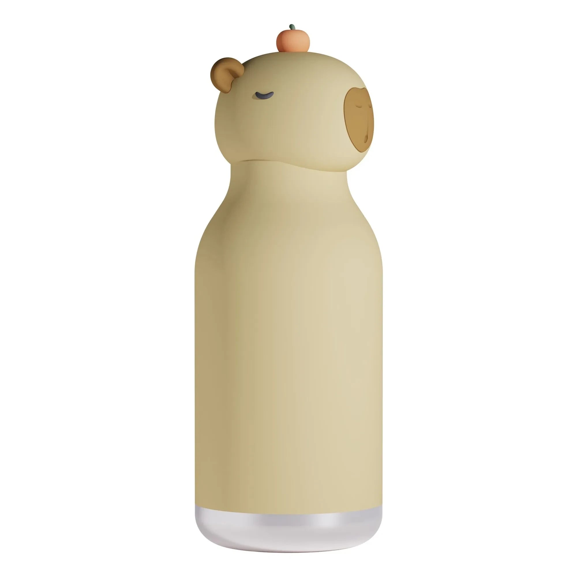 Asobu - Botella de agua de acero inoxidable Capybara | Beige