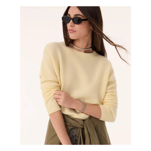 Kujten - Jersey de cachemir Amelie | Verde anís