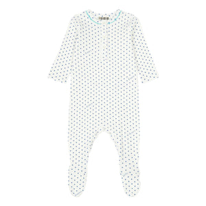 Bonton - Pijama con pies Jersey Star - Colección No Sleep Club | Azul
