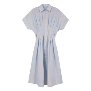 Indee - Vestido camisero Valois a rayas | Azul claro