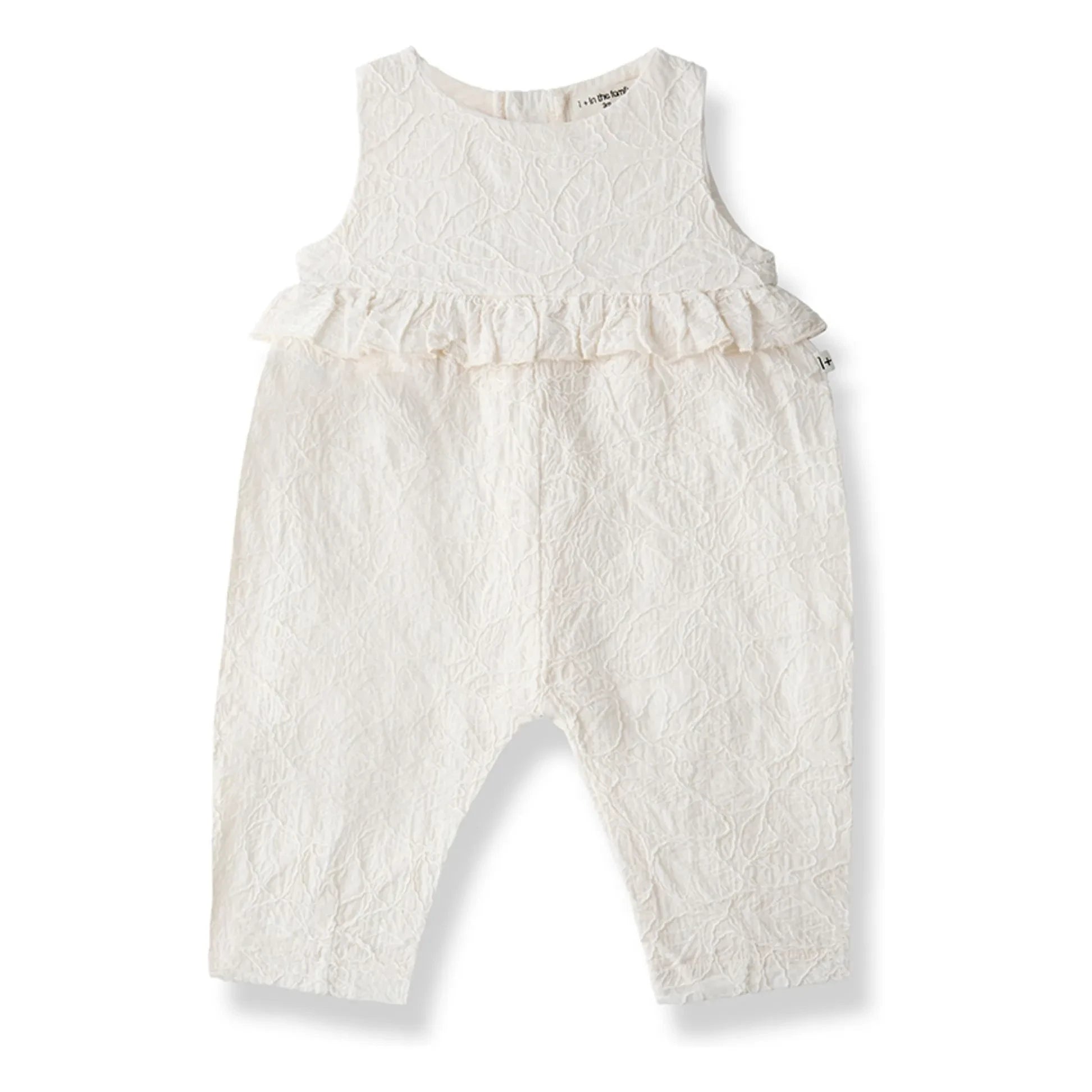 1+ in the family - Salopet bordado Siurana | Blanco