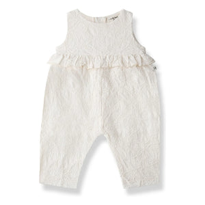 1+ in the family - Salopet bordado Siurana | Blanco