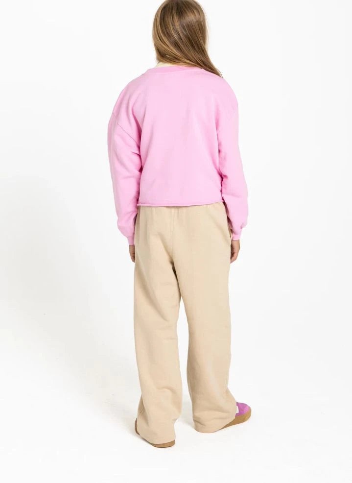 Smallable Kid - Pantalones Jogger de Algodón Orgánico Tulip | Beige