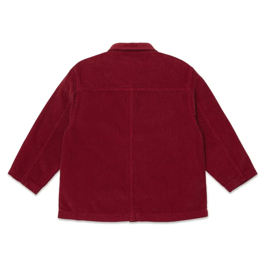 Main Story - Sobrecamisa de fibra reciclada | Rojo cereza