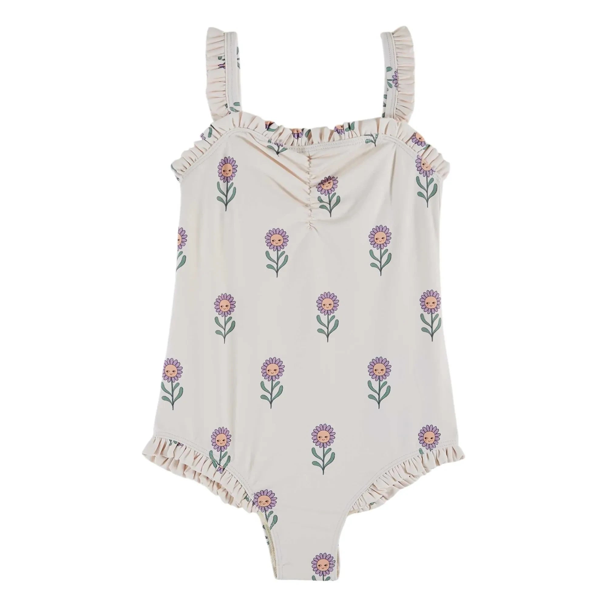 Emile et Ida - Bañador Estampado Floral | Crema
