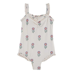Emile et Ida - Bañador Estampado Floral | Crema