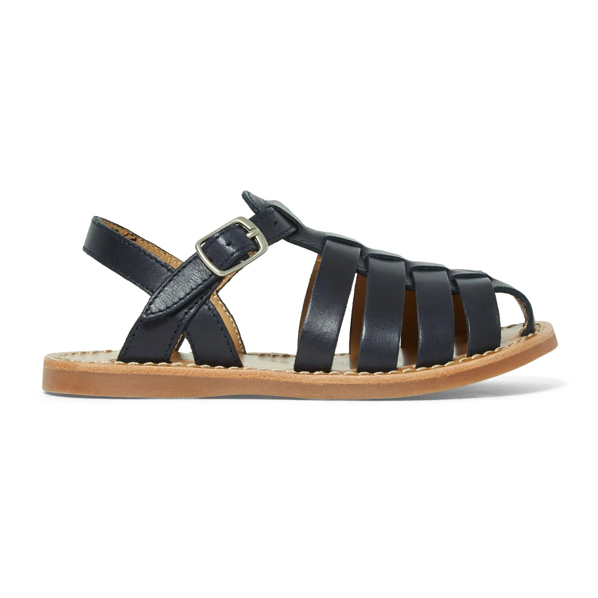 Pom d'Api - Sandalias de playa Dad Stitch | Azul marino