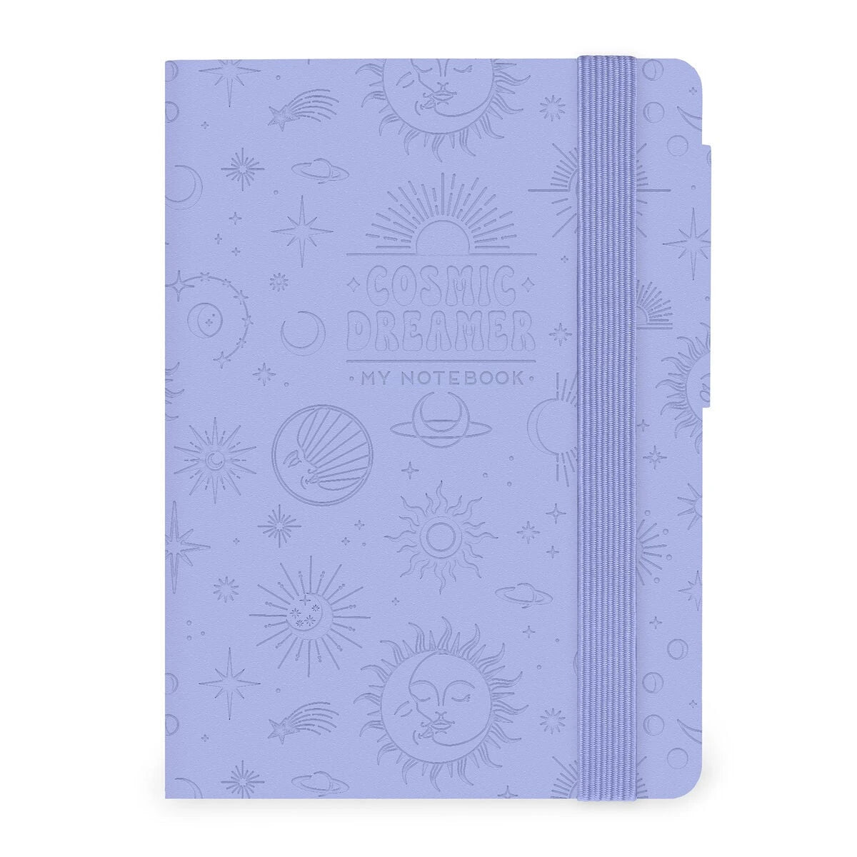 Legami - Cuaderno con páginas en blanco y funda suave monocromática - Lila Cósmico - Mi Cuaderno