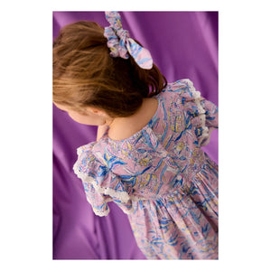 Louise Misha - Vestido de algodón orgánico Siloe | Morado