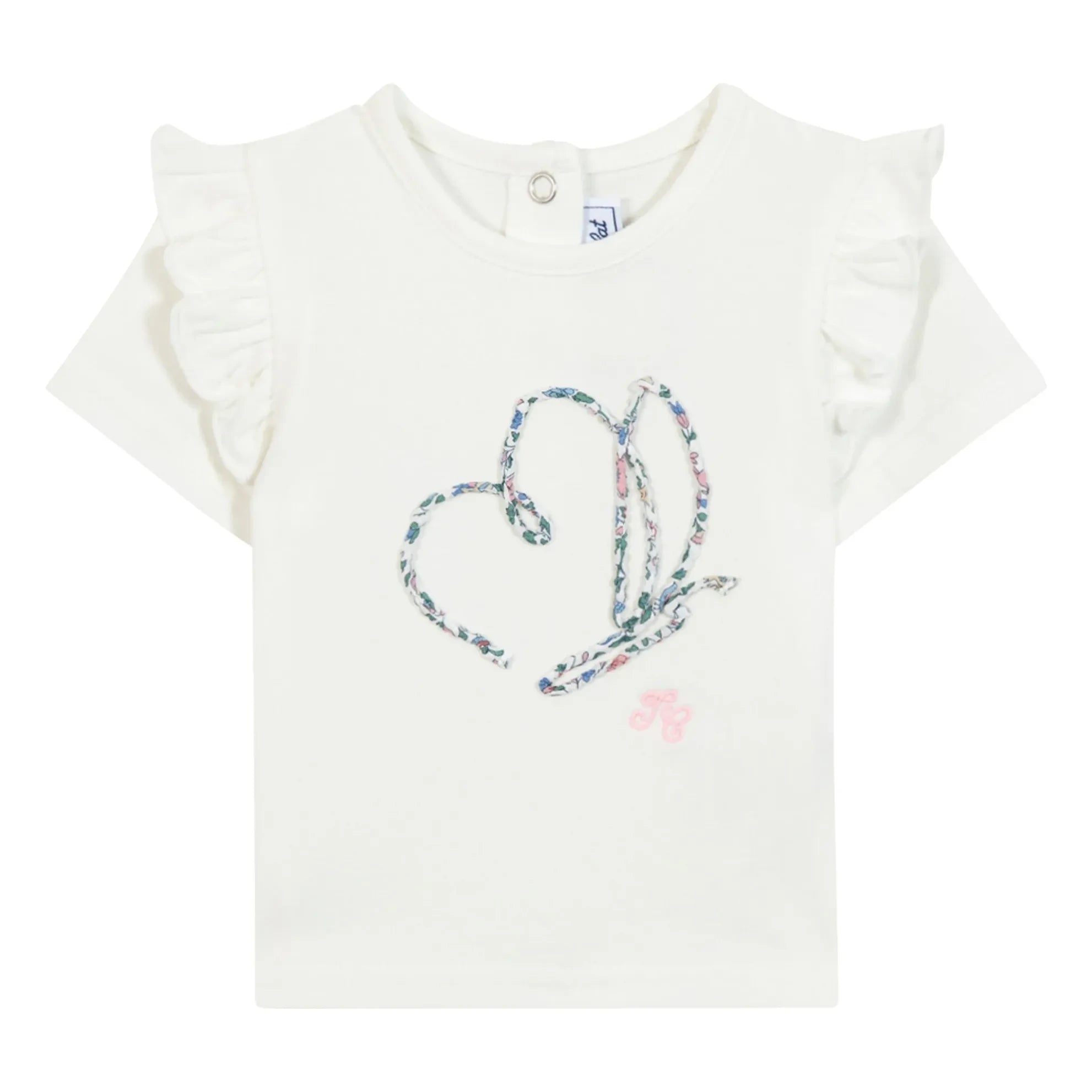 Tartine et Chocolat - Camiseta Bebé Liberty Mariposa | Blanco