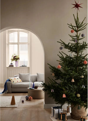 Broste Copenhagen - Adorno de Navidad de Algodón | Burdeos