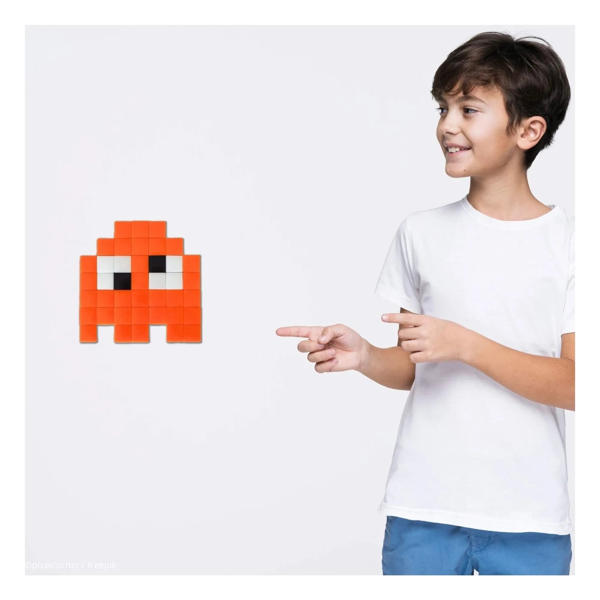 Pixel Corner - Pixel Art Kiti - Gloomie | Turuncu