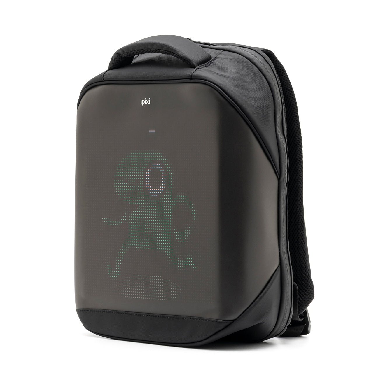 iPixi - Mochila negra con pantalla LED inteligente