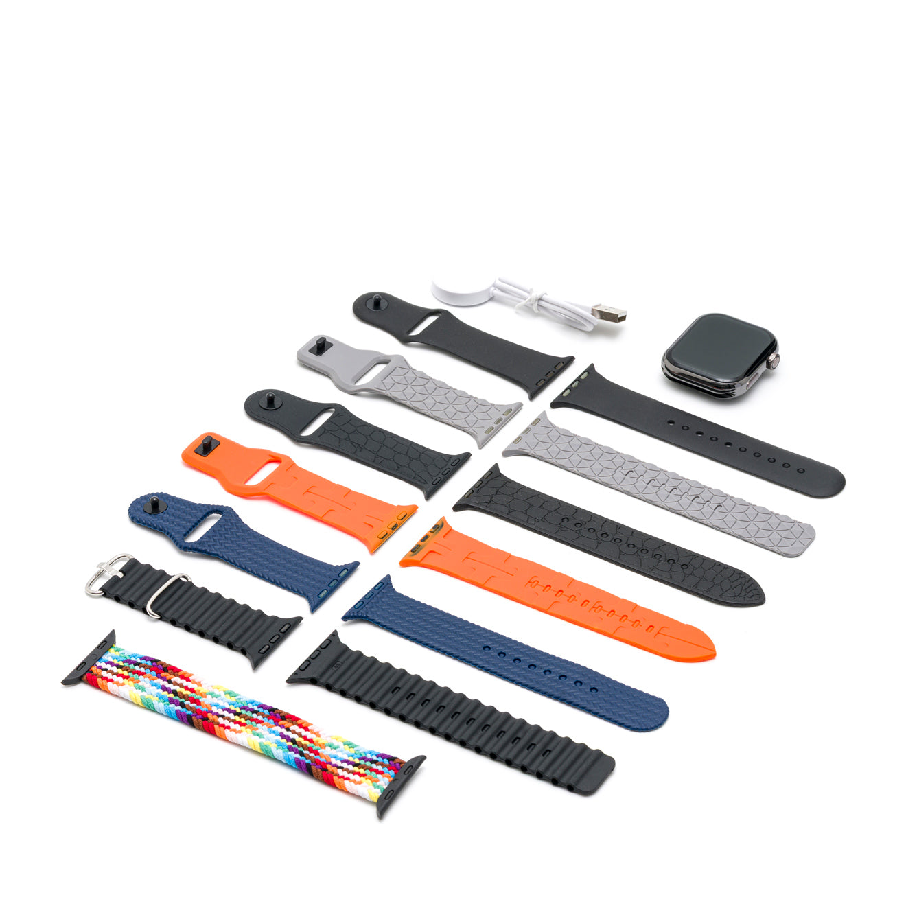 iPixi - Conjunto de Smartwatch Ultra de 3ª Generación para Gerentes con 7 Correas