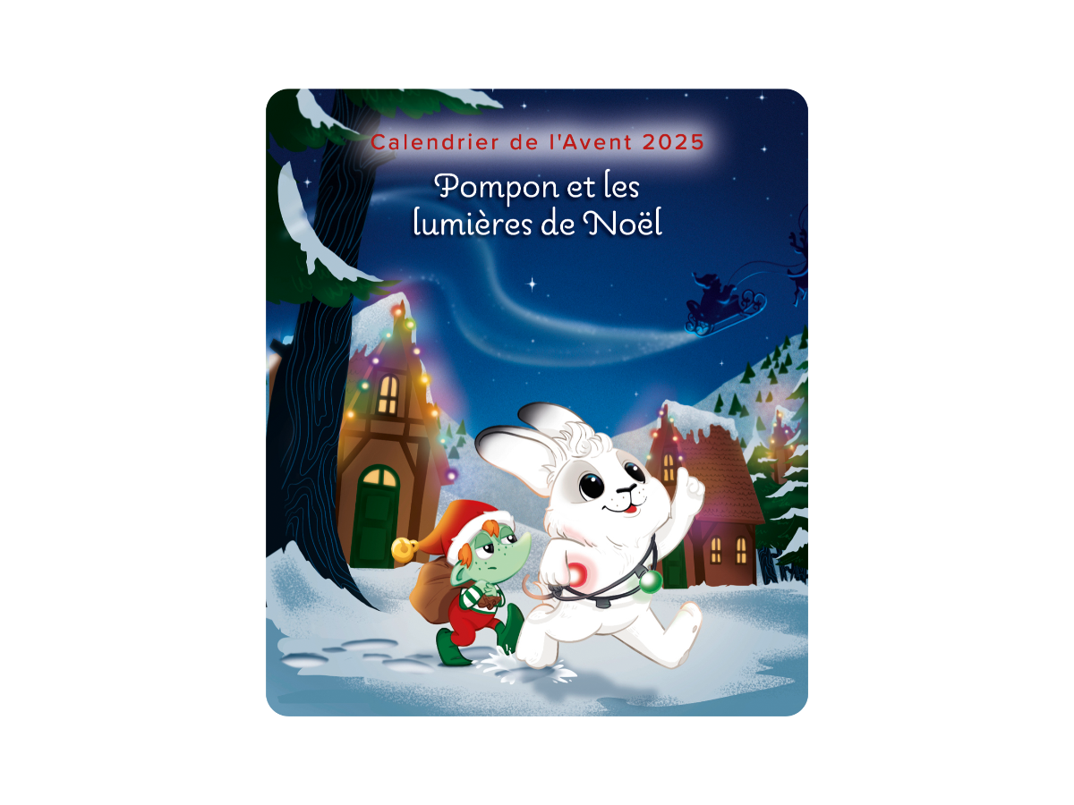 Tonies - Pompon y Luces de Navidad en Francés - Calendario de Adviento