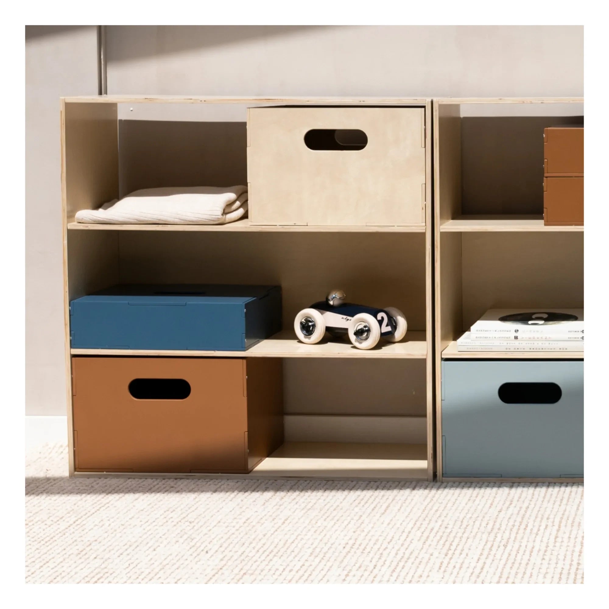 Nofred - Caja de almacenamiento de madera | Madera clara