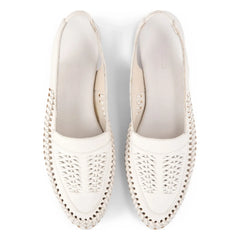 Bobo Choses - Slingback de piel trenzada | Crudo