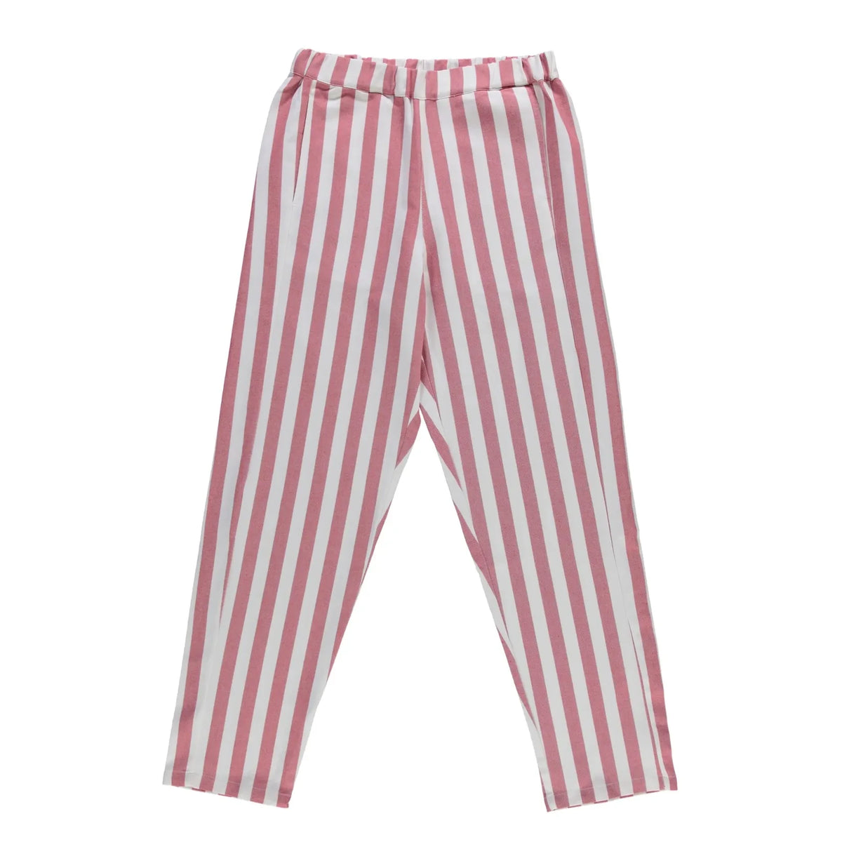 Poudre Organic - Cherry Çizgili Pantolon | Kırmızı