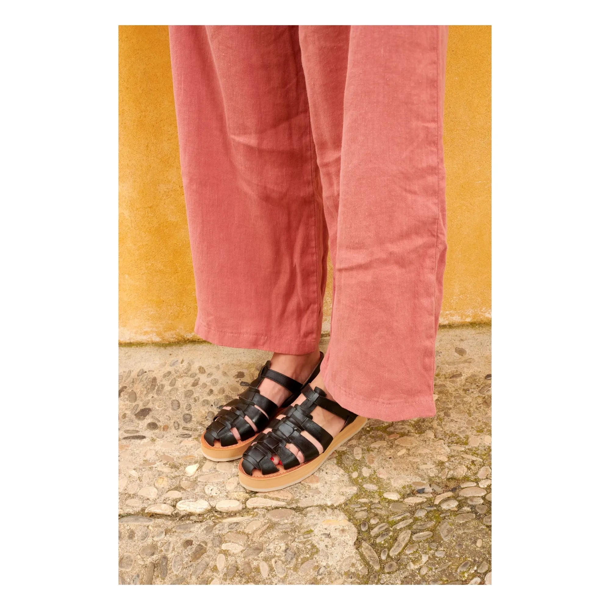 Mapache - Sandalias Diego | Negro