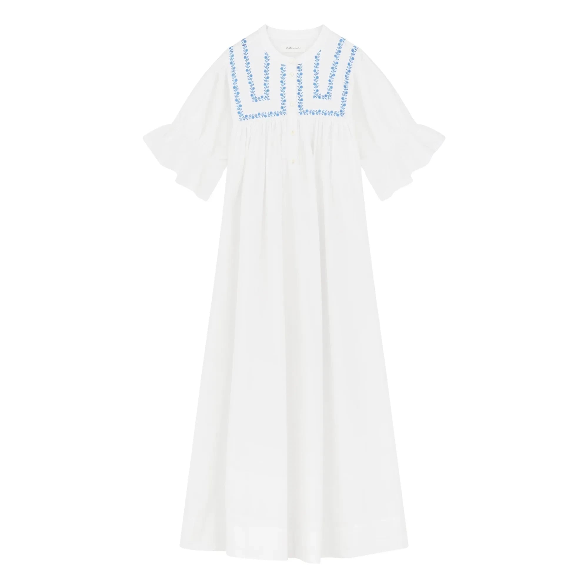 Skall Studio - Vestido Bonne de algodón | Blanco