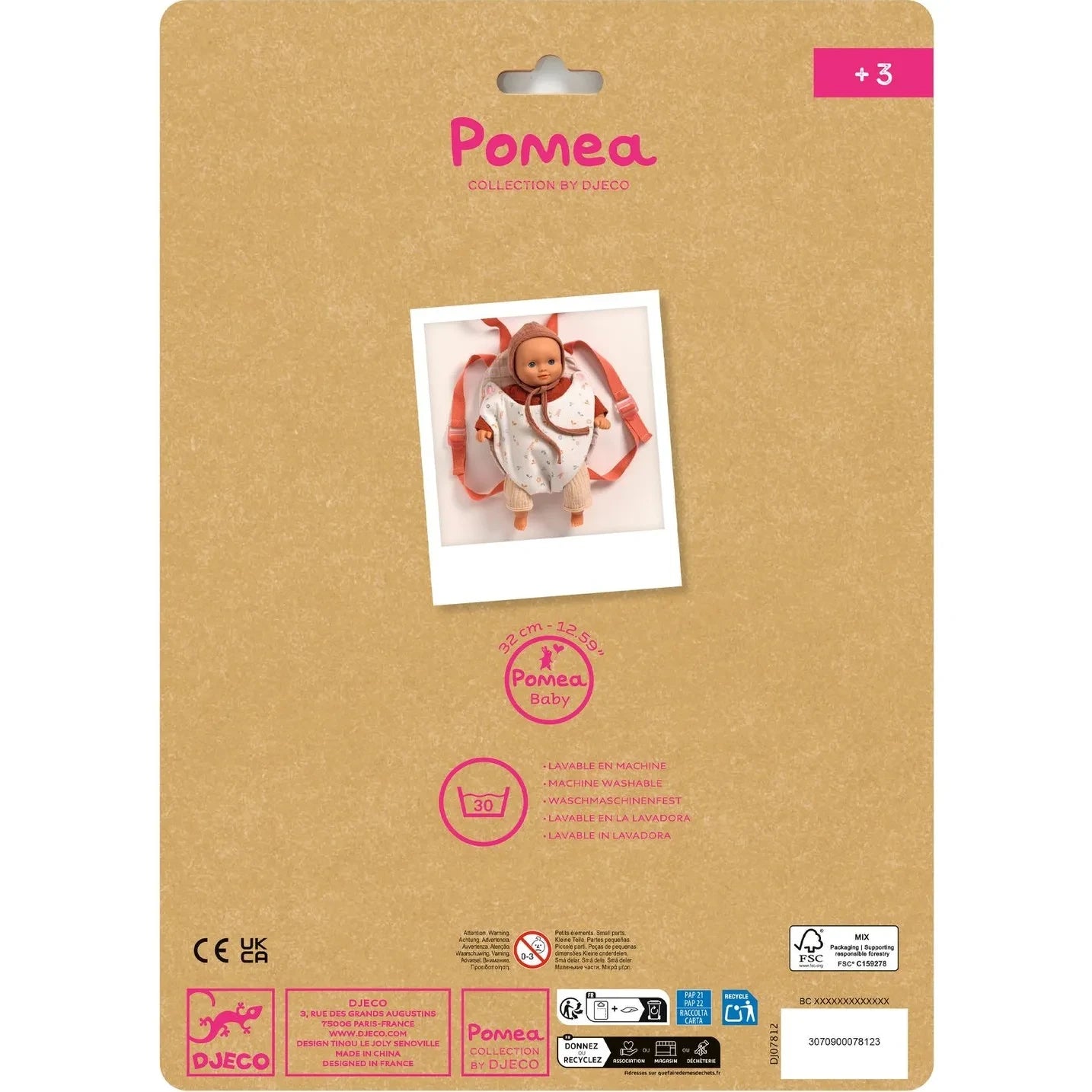Djeco - POMEA - Lavanta Bebek Taşıyıcı