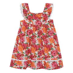 Tartine et Chocolat - Vestido Floral | Naranja