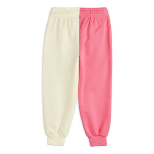 Mini Rodini - Jogger con bloques de color de algodón orgánico | Rosa