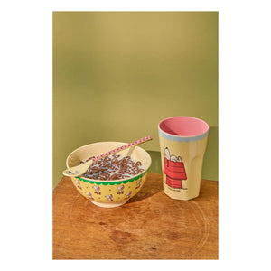Rice - The Sun Will Come Up vaso de melamina - Rice x Snoopy | Crema